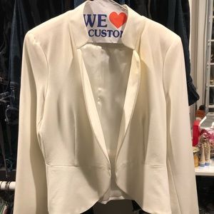 White blazer